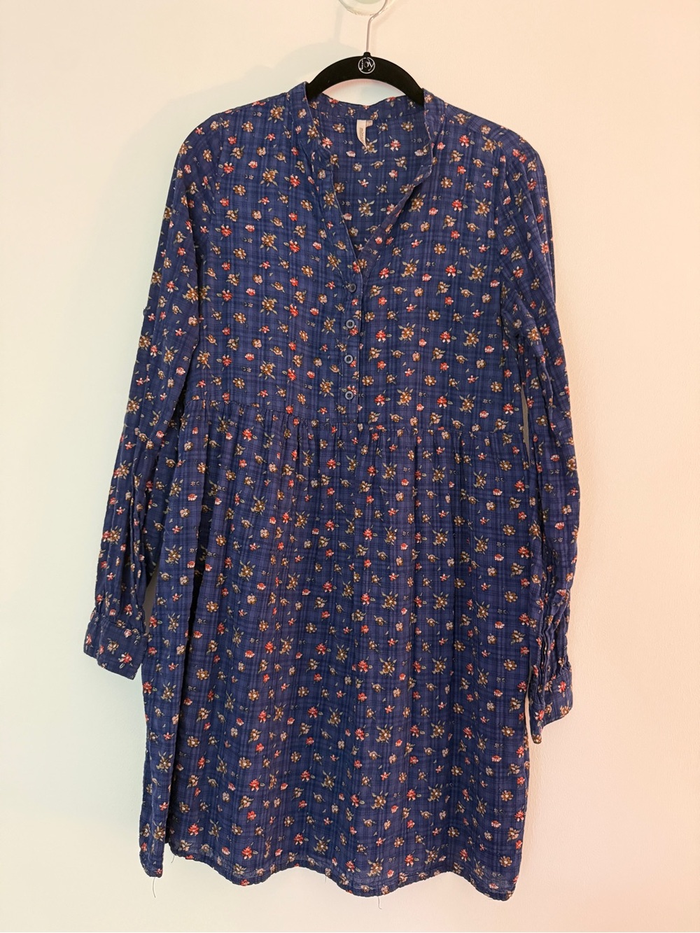 Mittoshop S long sleeve floral minidress
